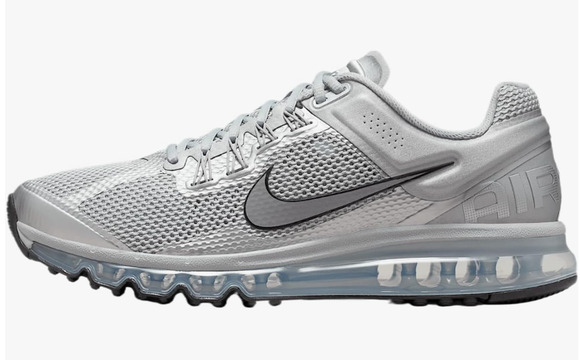 Nike Air Max 2013 Men\'s Shoes (HQ3025-001, Silver//black ) Size 10.5 main image 6